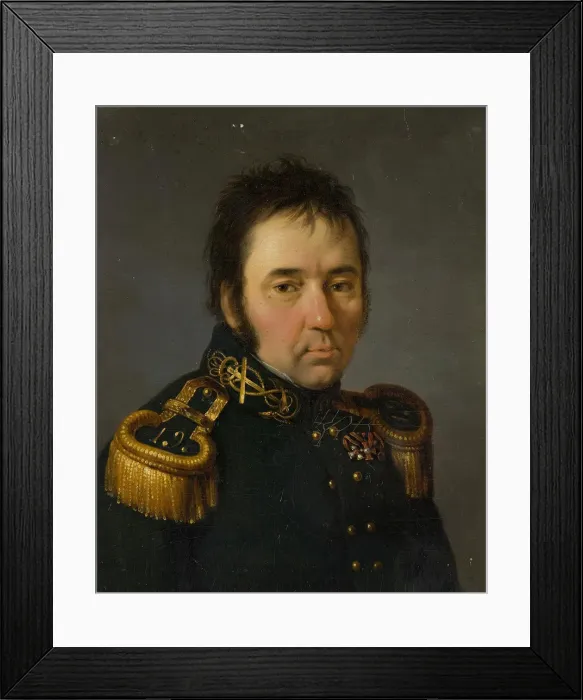 Framed Print : Portrait of Vasily Mikhailovich Golovnin (1776-1831), Mid of 1810s Framed Print : Portrait of Vasily Mikhailovich Golovnin (1776-1831), Mid of 1810s