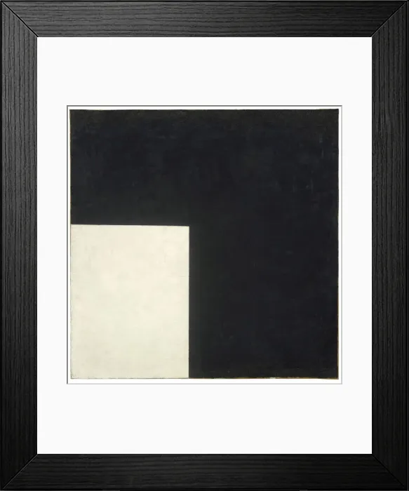 Framed Print : Black and White. Suprematist Composition, 1915 Framed Print : Black and White. Suprematist Composition, 1915