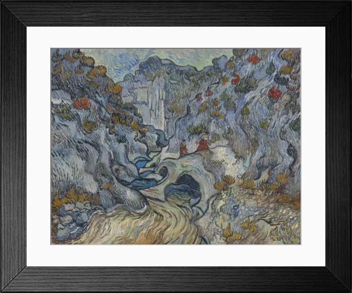 Framed Print : The ravine (Les Peiroulets), 1889 Framed Print : The ravine (Les Peiroulets), 1889