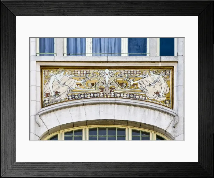 Framed Print : 9-15 Avenue Albert Giraud, Brussels, Belgium, (1912-1913), c2014-2017. Artist: Alan John Ainsworth Framed Print : 9-15 Avenue Albert Giraud, Brussels, Belgium, (1912-1913), c2014-2017. Artist: Alan John Ainsworth