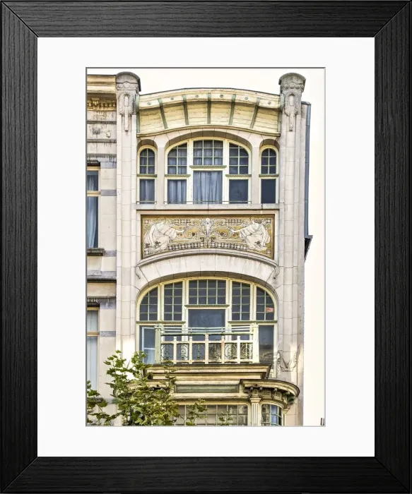 Framed Print : 9-15 Avenue Albert Giraud, Brussels, Belgium, (1910), c2014-2017. Artist: Alan John Ainsworth Framed Print : 9-15 Avenue Albert Giraud, Brussels, Belgium, (1910), c2014-2017. Artist: Alan John Ainsworth