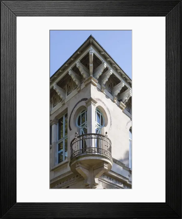 Framed Print : Chateau Delune, 86 Avenue Franklin Roosevelt, Brussels, Belgium, c2014-2017. Artist Framed Print : Chateau Delune, 86 Avenue Franklin Roosevelt, Brussels, Belgium, c2014-2017. Artist