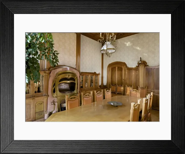 Framed Print : Interior-Hotel van Eetvelds, Av. Palmeston, Brussels, Belgium, (1895), c2014-2017 Framed Print : Interior-Hotel van Eetvelds, Av. Palmeston, Brussels, Belgium, (1895), c2014-2017