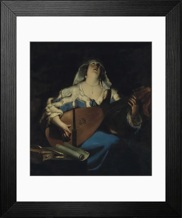 Framed Print : The Lute Player Framed Print : The Lute Player