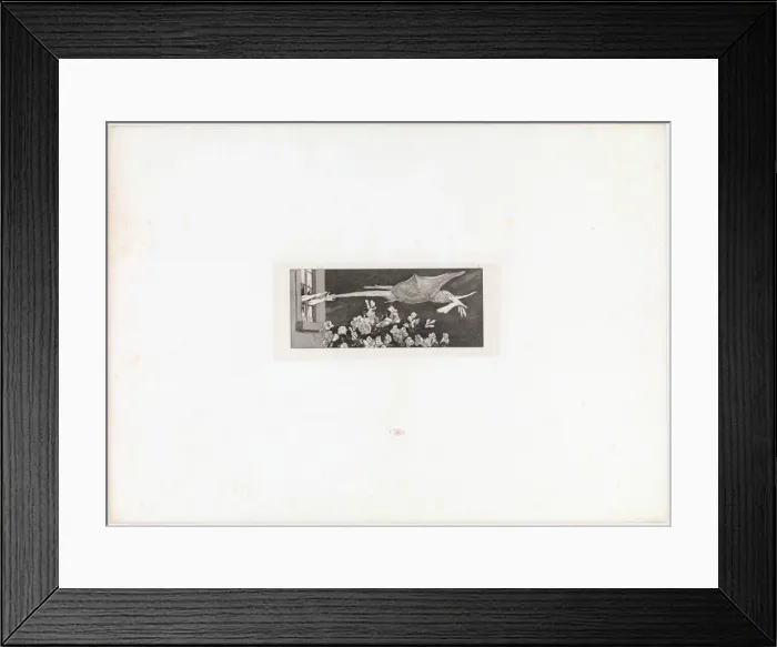 Framed Print : Abduction. (Opus VI, Plate 9 from Paraphrase on the Finding of a Glove), 1881 Framed Print : Abduction. (Opus VI, Plate 9 from Paraphrase on the Finding of a Glove), 1881
