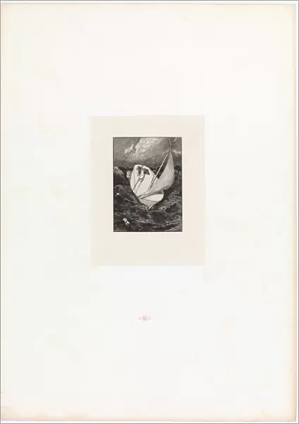 Rescue. (Opus VI, Plate 6 from Paraphrase on the Finding of a Glove), 1881