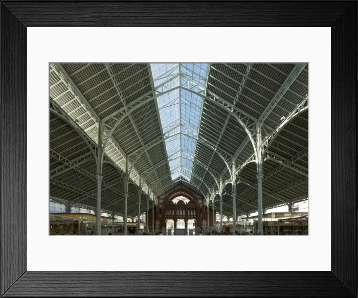 Framed Print : Mercado Central, Valencia, (c1914-1928), c2014-2017. Artist: Alan John Ainsworth Framed Print : Mercado Central, Valencia, (c1914-1928), c2014-2017. Artist: Alan John Ainsworth