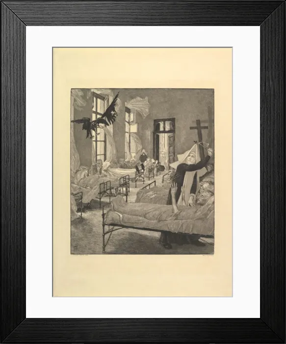 Framed Print : Plague (from the series On Death II), 1898-1910 Framed Print : Plague (from the series On Death II), 1898-1910