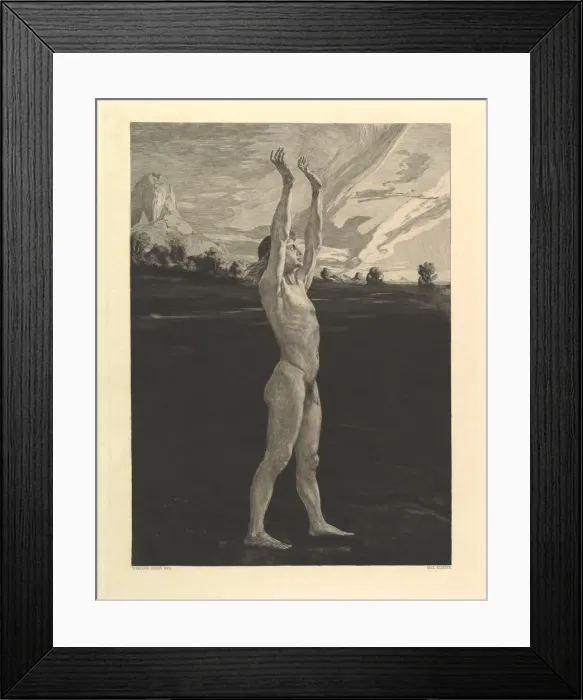 Framed Print : And yet (from the series On Death II), 1898-1910 Framed Print : And yet (from the series On Death II), 1898-1910
