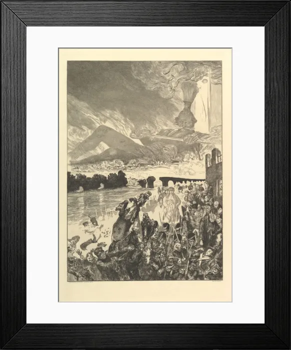 Framed Print : War (from the series On Death II), 1898-1910 Framed Print : War (from the series On Death II), 1898-1910