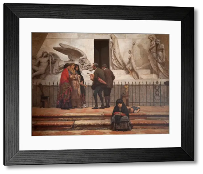 Framed Print : Canovas compatriots, 1884 Framed Print : Canovas compatriots, 1884