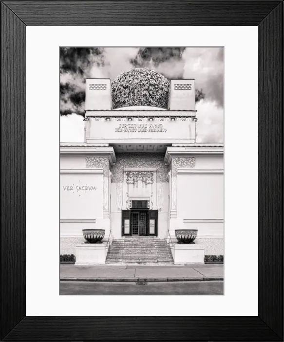 Framed Print : Wiener Secessionsgebaude - The Secession building, Vienna Austria, 2015. Artist Framed Print : Wiener Secessionsgebaude - The Secession building, Vienna Austria, 2015. Artist