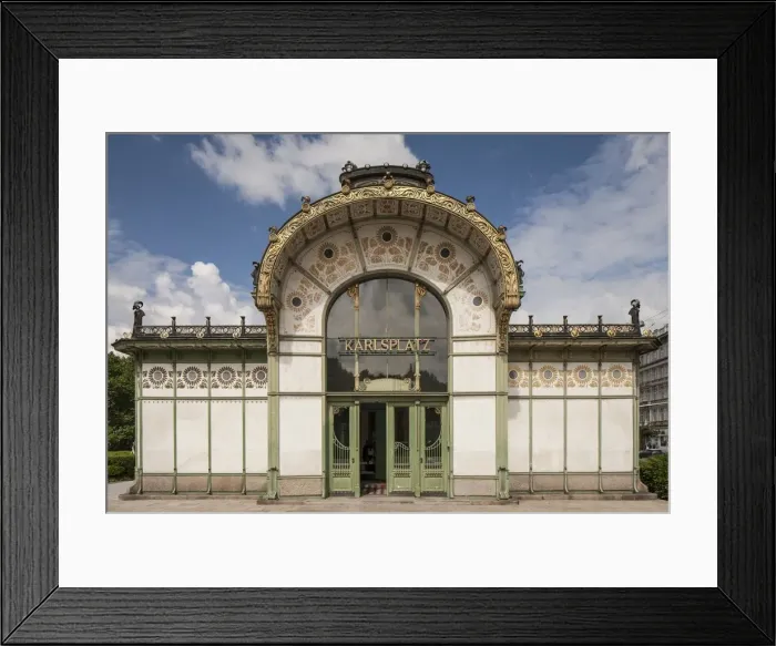 Framed Print : Karlsplatz Station, Vienna, Austria, 2015. Artist: Alan John Ainsworth Framed Print : Karlsplatz Station, Vienna, Austria, 2015. Artist: Alan John Ainsworth