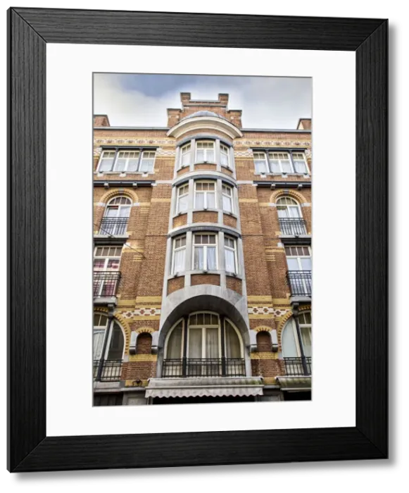 Framed Print : Cite Hellemans, Rue Blaes, Brussels, Belgium, (c1905-1914), c2014-2017. Artist: Alan John Ainsworth Framed Print : Cite Hellemans, Rue Blaes, Brussels, Belgium, (c1905-1914), c2014-2017. Artist: Alan John Ainsworth