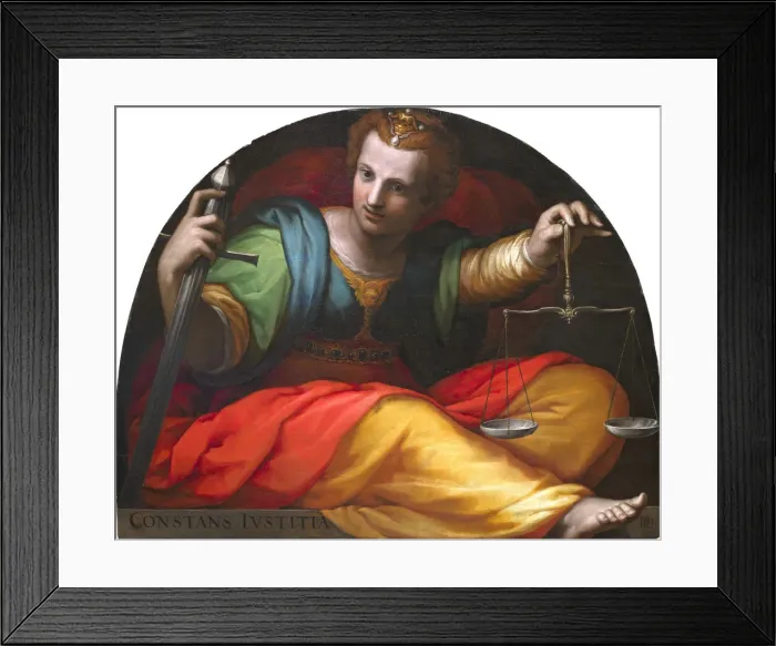 Framed Print : Allegory of Justice, 1582-1585 Framed Print : Allegory of Justice, 1582-1585