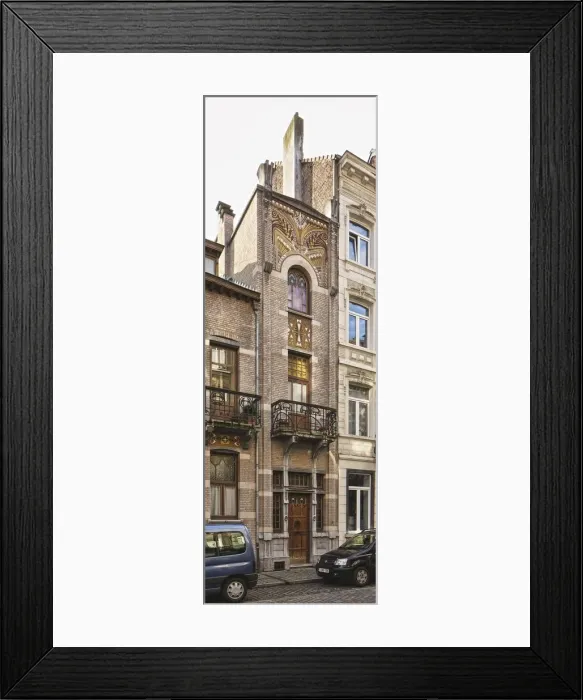 Framed Print : Maison-Atelier Albert Cortvriendt, (1900), 6-8 Rue de Nancy, Brussels, Belgium, c2014-2017 Framed Print : Maison-Atelier Albert Cortvriendt, (1900), 6-8 Rue de Nancy, Brussels, Belgium, c2014-2017