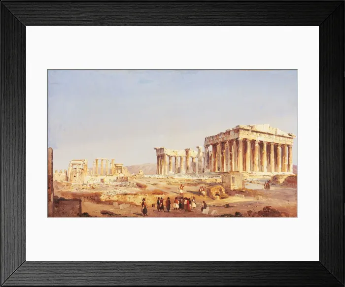 Framed Print : The Parthenon, 1843 Framed Print : The Parthenon, 1843
