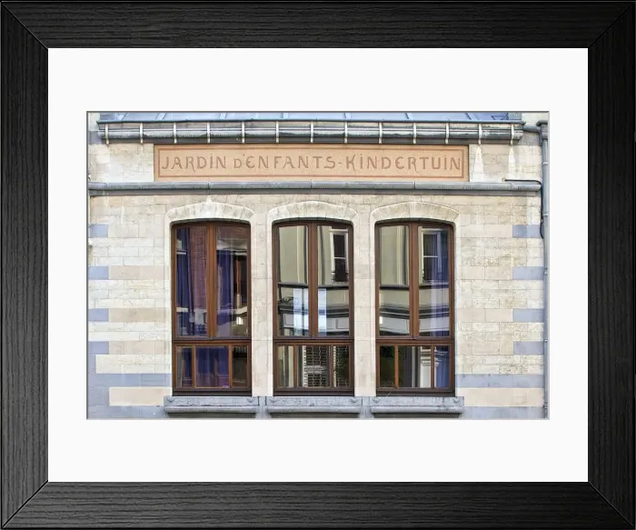 Framed Print : Le Jardin d Enfants, Brussels, Belgium, (1897), c2014-2017. Artist: Alan John Ainsworth Framed Print : Le Jardin d Enfants, Brussels, Belgium, (1897), c2014-2017. Artist: Alan John Ainsworth