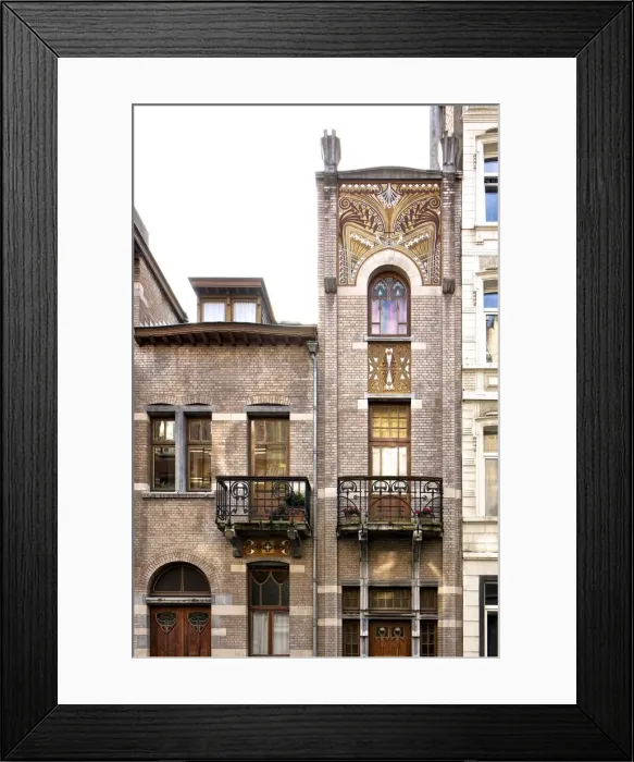 Framed Print : Maison-Atelier Albert Cortvriendt, (1900), 6-8 Rue de Nancy, Brussels, Belgium, c2014-2017 Framed Print : Maison-Atelier Albert Cortvriendt, (1900), 6-8 Rue de Nancy, Brussels, Belgium, c2014-2017