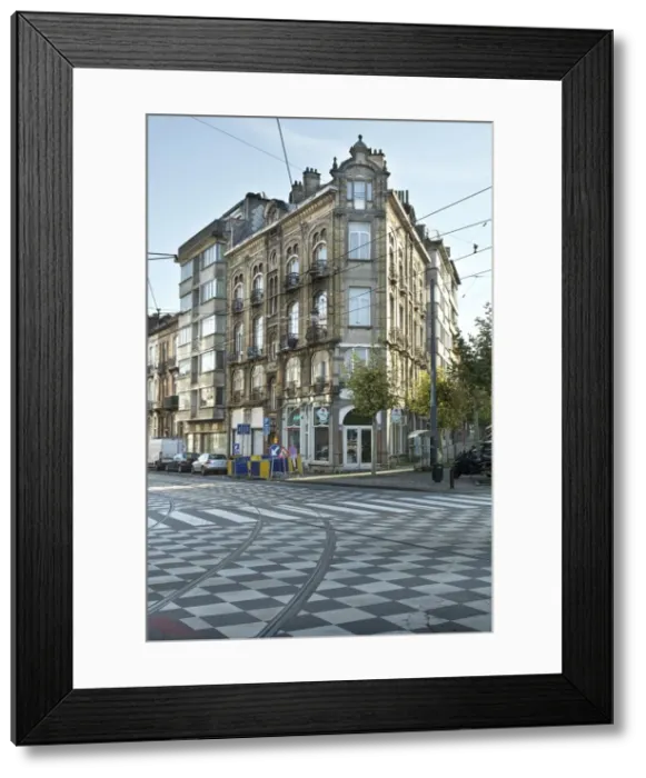 Framed Print : 58 Avenue Princesse Elisabeth, Brussels, Belgium, (c1910), c2014-2017. Artist: Alan John Ainsworth Framed Print : 58 Avenue Princesse Elisabeth, Brussels, Belgium, (c1910), c2014-2017. Artist: Alan John Ainsworth
