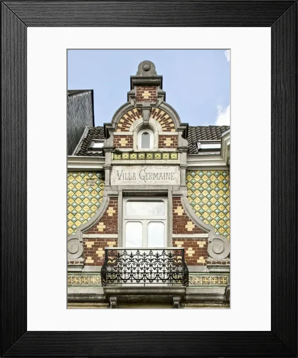 Framed Print : Villa Germaine, 24 AV. Palmeston, Brussels, Belgium, (1897), c2014-2017 Framed Print : Villa Germaine, 24 AV. Palmeston, Brussels, Belgium, (1897), c2014-2017