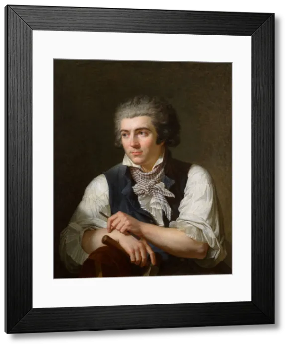 Framed Print : Portrait of the Sculptor Barthelemy Corneille (1760-1805) Framed Print : Portrait of the Sculptor Barthelemy Corneille (1760-1805)