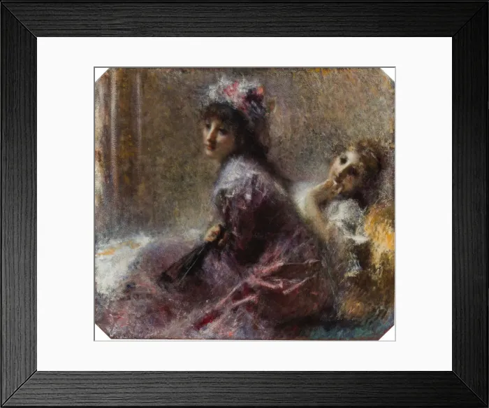 Framed Print : In ascolto (Listening), 1875-1878 Framed Print : In ascolto (Listening), 1875-1878
