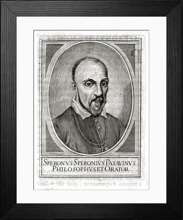 Framed Print : Portrait of Sperone Speroni (1500-1588) Framed Print : Portrait of Sperone Speroni (1500-1588)