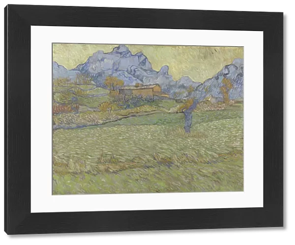 Wheat fields in a mountainous landscape, 1889