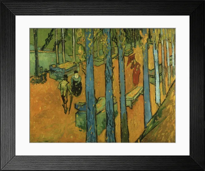 Framed Print : Falling leaves (Les Alyscamps), 1888 Framed Print : Falling leaves (Les Alyscamps), 1888