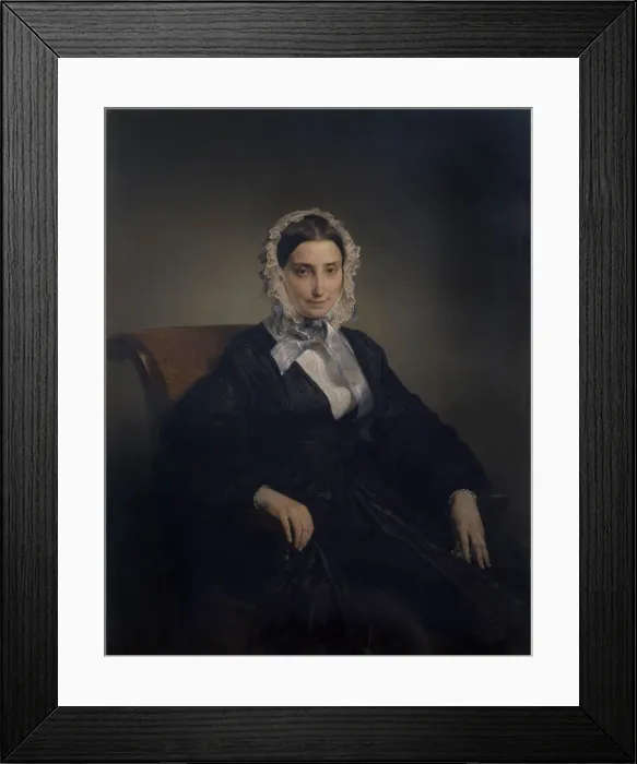 Framed Print : Portrait of Teresa Manzoni Stampa Borri, 1847-1849 Framed Print : Portrait of Teresa Manzoni Stampa Borri, 1847-1849