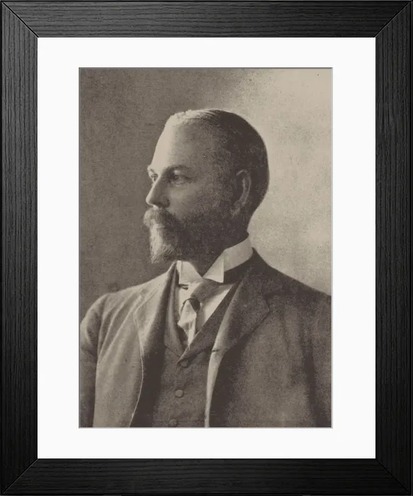 Framed Print : Portrait of Ernest Fenollosa (1853-1908), c. 1890 Framed Print : Portrait of Ernest Fenollosa (1853-1908), c. 1890