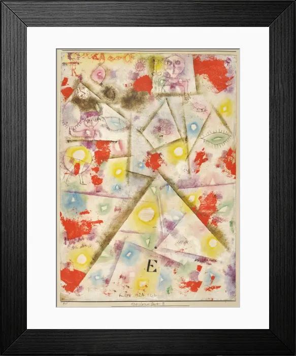 Framed Print : Feuille commemorative E (Gedenkblatt E), 1924 Framed Print : Feuille commemorative E (Gedenkblatt E), 1924