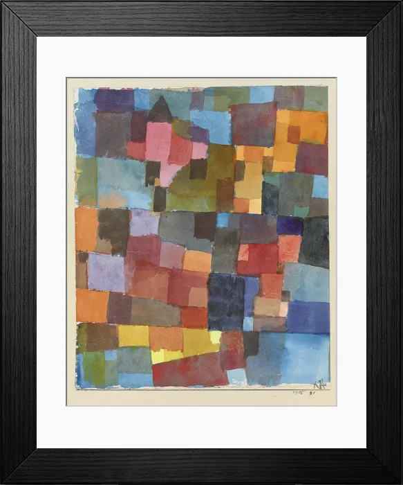 Framed Print : Room Architectures (On Cold-Warm), 1915 Framed Print : Room Architectures (On Cold-Warm), 1915