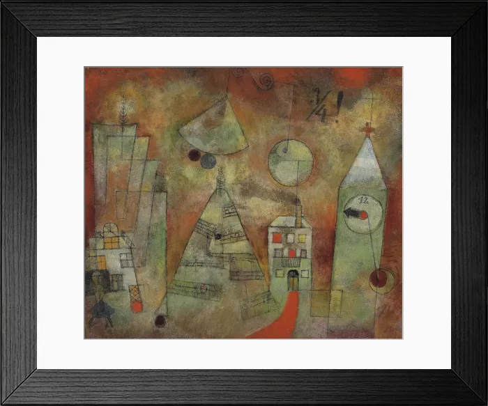 Framed Print : Fateful Hour at Quarter to Twelve (Schicksalstunde um Dreiviertel Zwolf), 1922 Framed Print : Fateful Hour at Quarter to Twelve (Schicksalstunde um Dreiviertel Zwolf), 1922