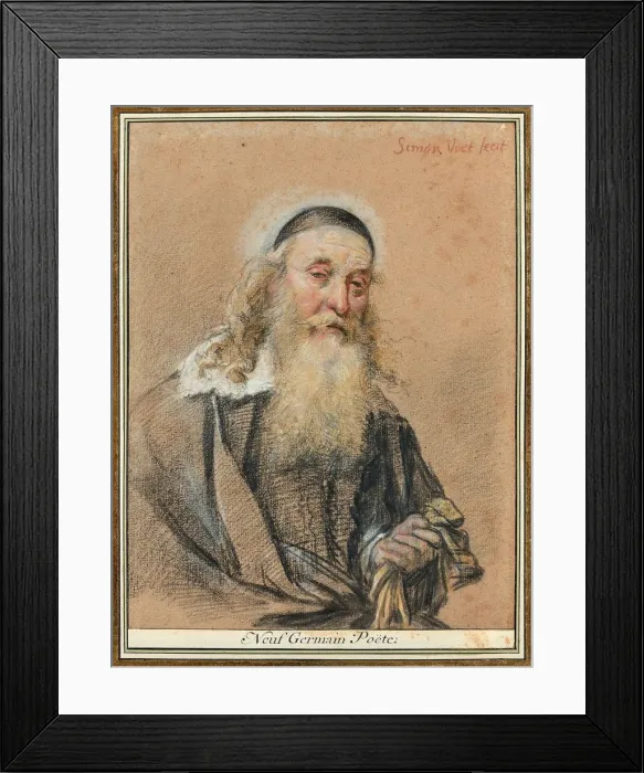 Framed Print : Portrait of the poet Louis de Neufgermain (1574-1662) Framed Print : Portrait of the poet Louis de Neufgermain (1574-1662)