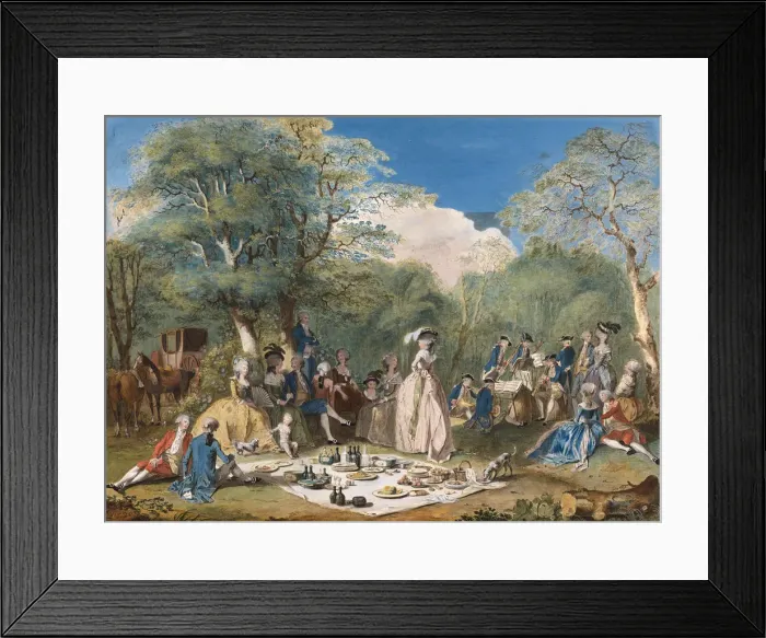 Framed Print : The hunt lunch Framed Print : The hunt lunch