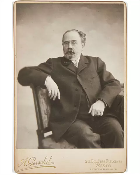 Portrait of Emile Zola (1840-1902), ca 1895-1900