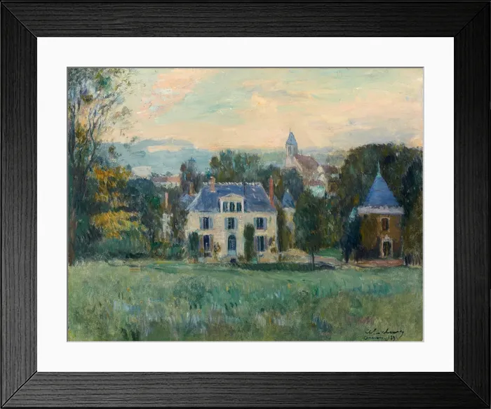 Framed Print : La maison de Paulin, Ornans, 1899 Framed Print : La maison de Paulin, Ornans, 1899