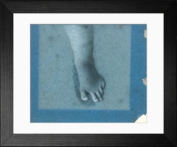 Framed Print : Foot study Framed Print : Foot study