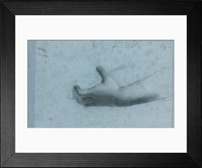 Framed Print : Hand Study