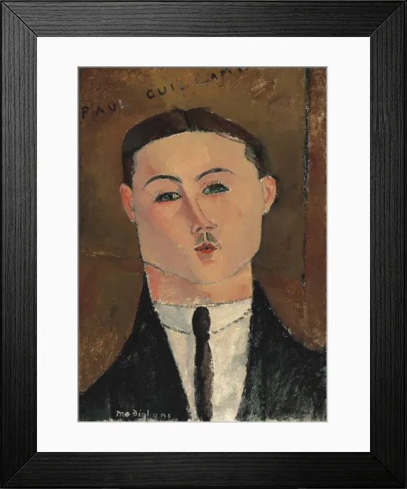 Framed Print : Portrait of Paul Guillaume (1891-1934), 1916 Framed Print : Portrait of Paul Guillaume (1891-1934), 1916