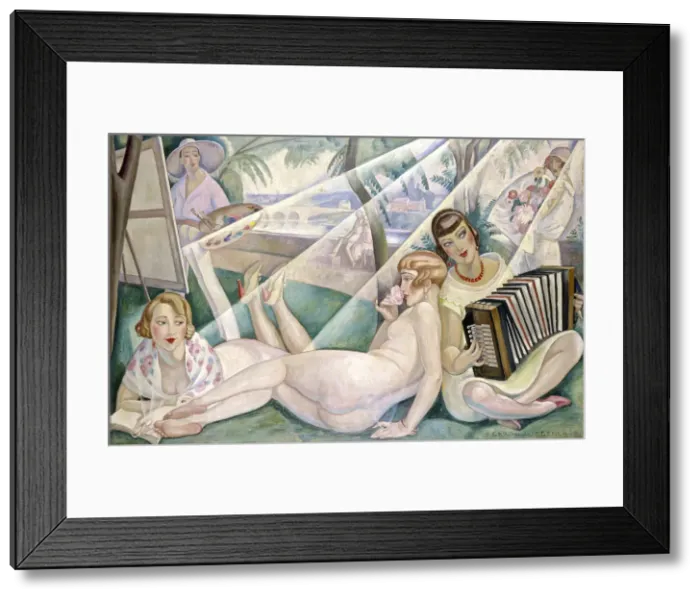 Framed Print : A Summer Day, 1927 Framed Print : A Summer Day, 1927