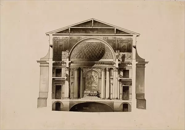 Project of the Maltese Chapel at the Vorontsov Palace in Saint Petersburg, 1798-1800