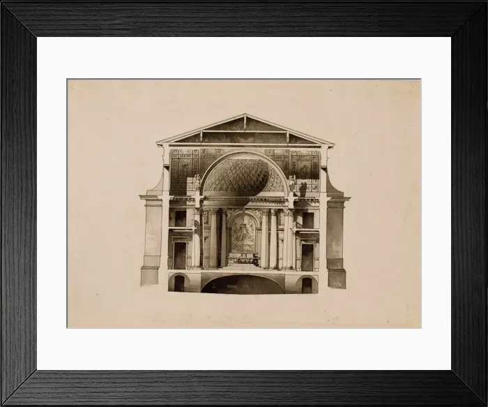 Framed Print : Project of the Maltese Chapel at the Vorontsov Palace in Saint Petersburg, 1798-1800 Framed Print : Project of the Maltese Chapel at the Vorontsov Palace in Saint Petersburg, 1798-1800