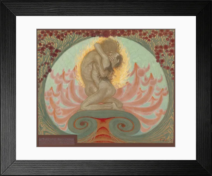 Framed Print : Fulfillment, 1912 Framed Print : Fulfillment, 1912