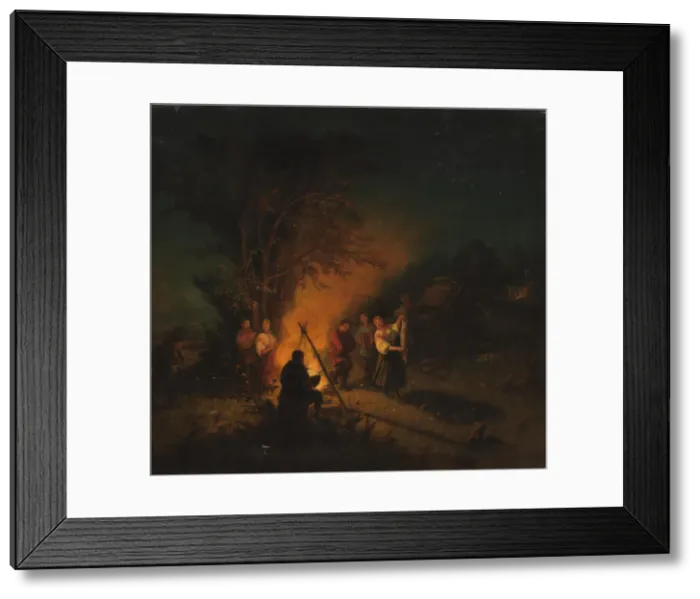 Framed Print : Around the Campfire Framed Print : Around the Campfire