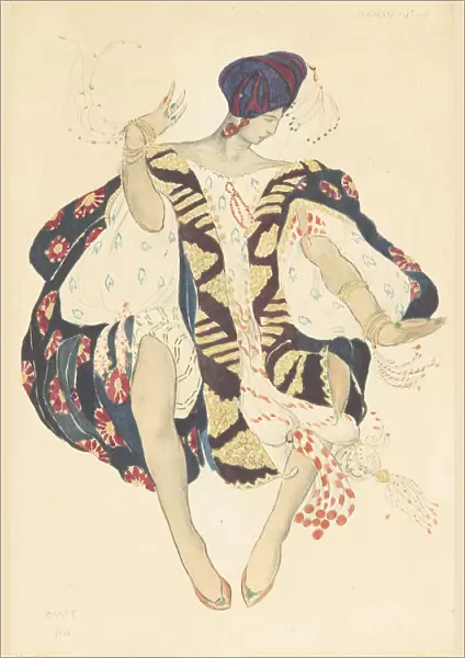 Costume design for the ballet Cleopatra by A. Arensky, 1910
