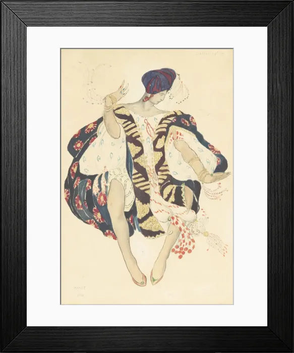 Framed Print : Costume design for the ballet Cleopatra by A. Arensky, 1910 Framed Print : Costume design for the ballet Cleopatra by A. Arensky, 1910