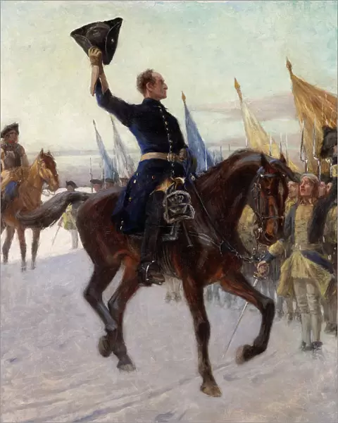 Charles XII greets his Caroleans, 1923